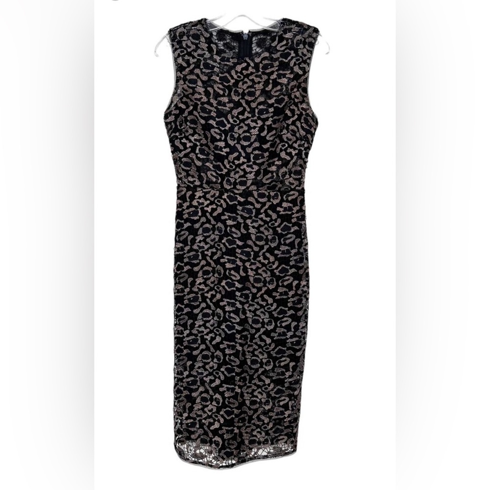 BCBG MaxAzria Women's Riley Woven Metallic Dress